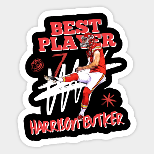 Harrison Butker Kansas City Butt Kicker Sticker